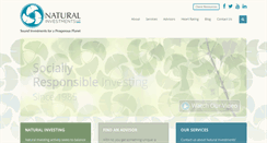 Desktop Screenshot of naturalinvestments.com