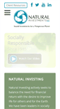 Mobile Screenshot of naturalinvestments.com